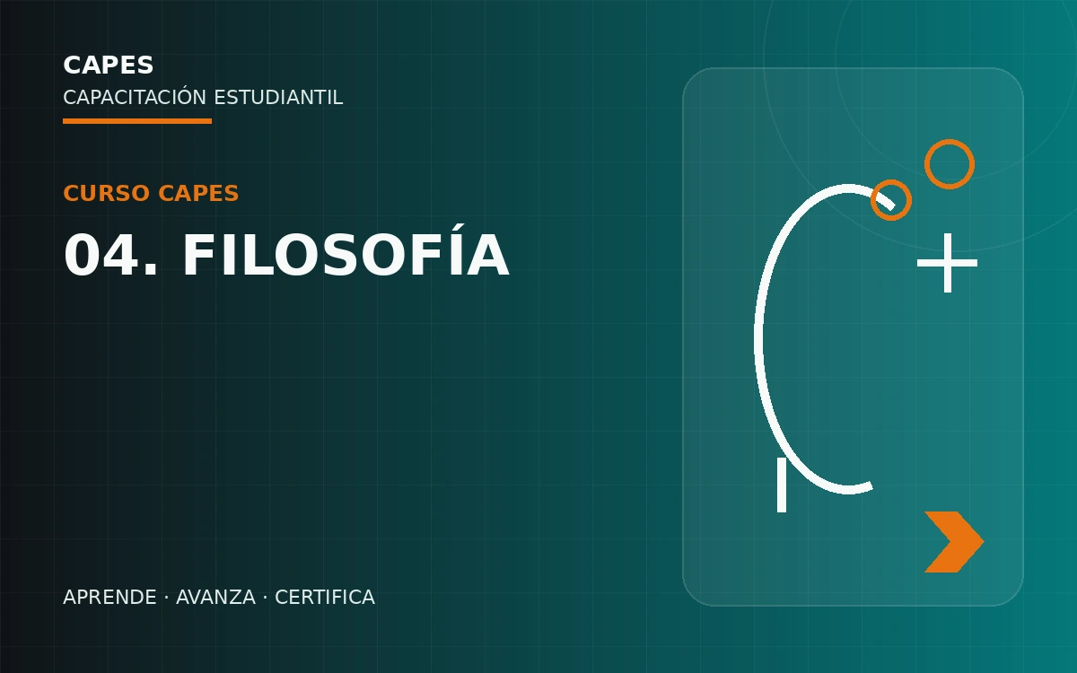 Portada del curso 04. Filosofía de CAPES.